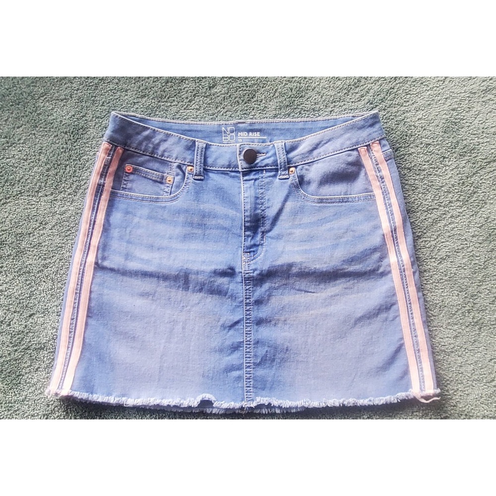 NoBo Mid Rise Denim Skirt Size 13